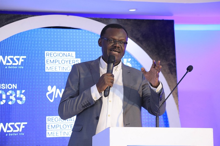 Patrick Ayota, the NSSF Managing Director