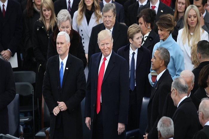 Trump swearing in