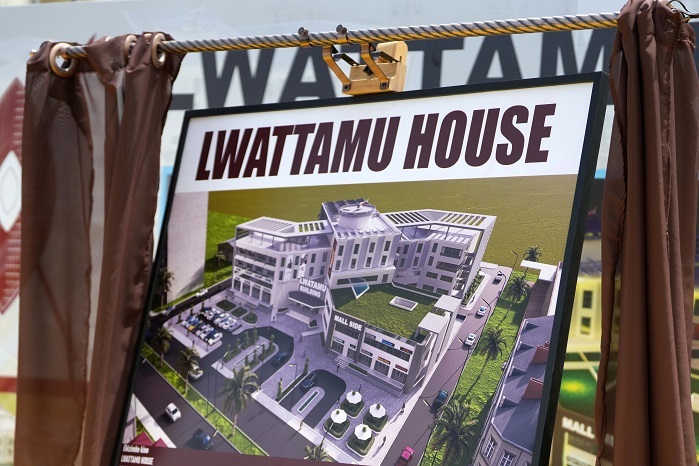 Officiating at the ground - breaking ceremony for the constructtion of the Bataka House - Mengo - 25th July 2025 - 17