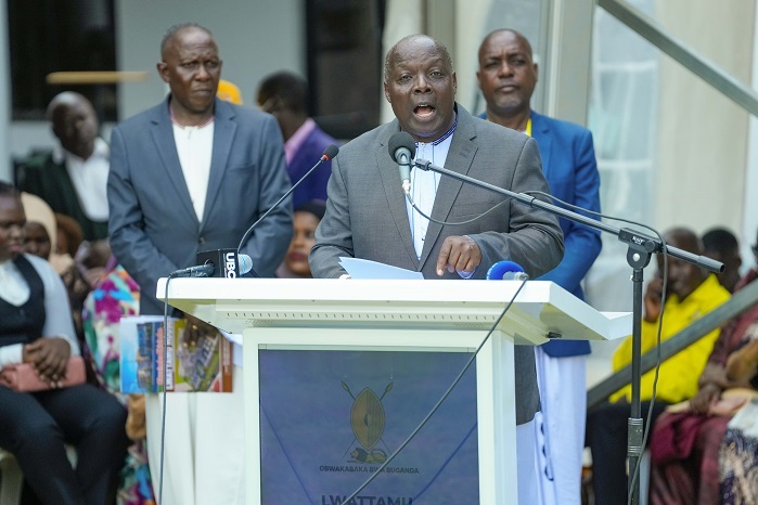 Officiating at the ground - breaking ceremony for the constructtion of the Bataka House - Mengo - 25th July 2025 - 19