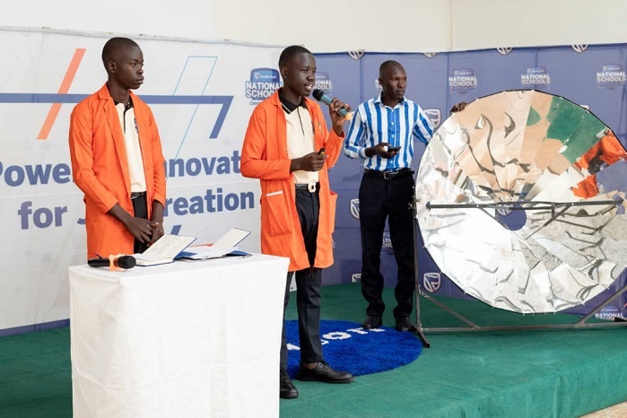 Comboni College School Lira, the overall winner of the 2023 Stanbic-NSC won for the school a fully installed solar system worth UGX20 million,