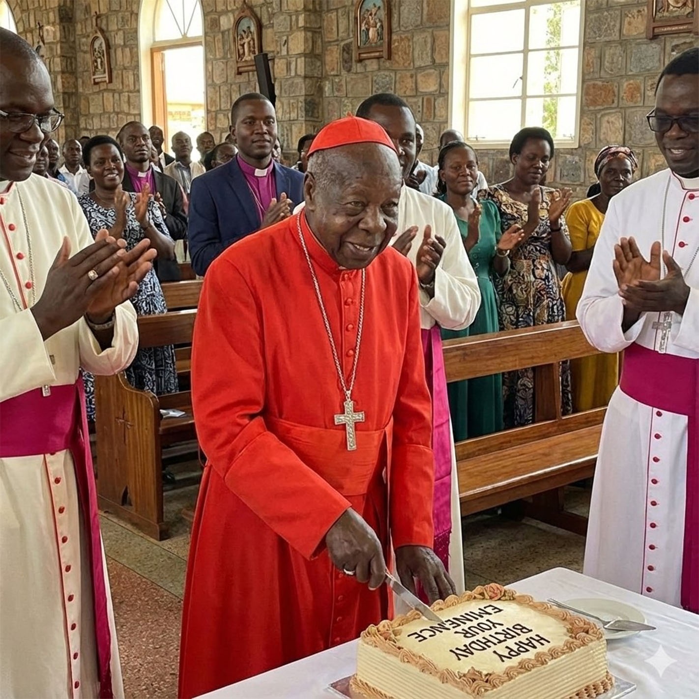 Cardinal Emanuel Wamala celebrates 99 years