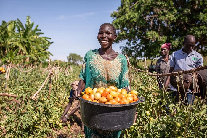 Refugee women in West Nile