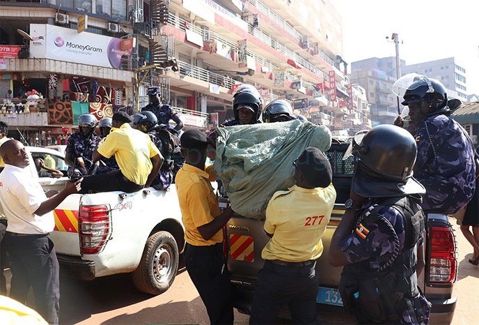 KCCA clears Kampala streets1