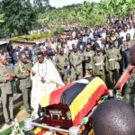 Maj Gen Sande burried