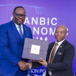 Stanbic Bank CE Mumba Kalifungwa with Prof. Augustus Niwagaba from Bank of Uganda1