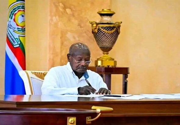 Museveni signs