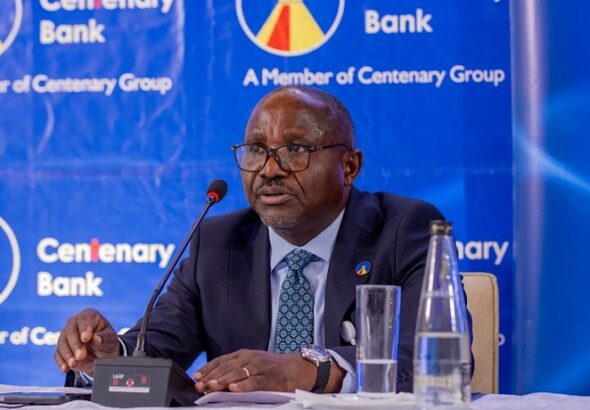 Centenary Bank Managing Director, Mr Fabian Kasi