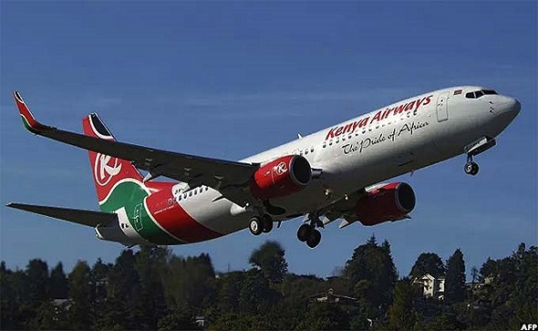 Kenya Airways landing2