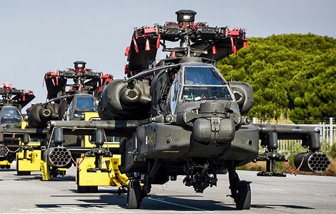 US Apache helicopter