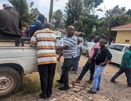 Kisoro drivers strike1
