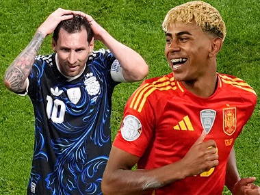 Messi Yamal face off