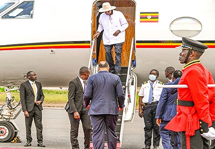 State visit TZ Nuseveni