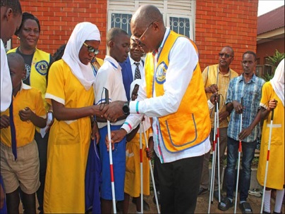 Visualy impaired Ugandans